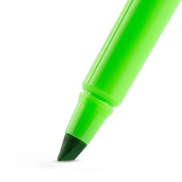 Alt view image 3 of 6 - Brite Liner Highlighters, Chisel Tip, 12-Count Pack of Green Highlighters, Ideal Highlighter Set for Organizing and Coloring
