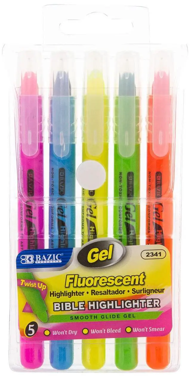 Main image of 5 Fluorescent Gel Highlighter (2341)