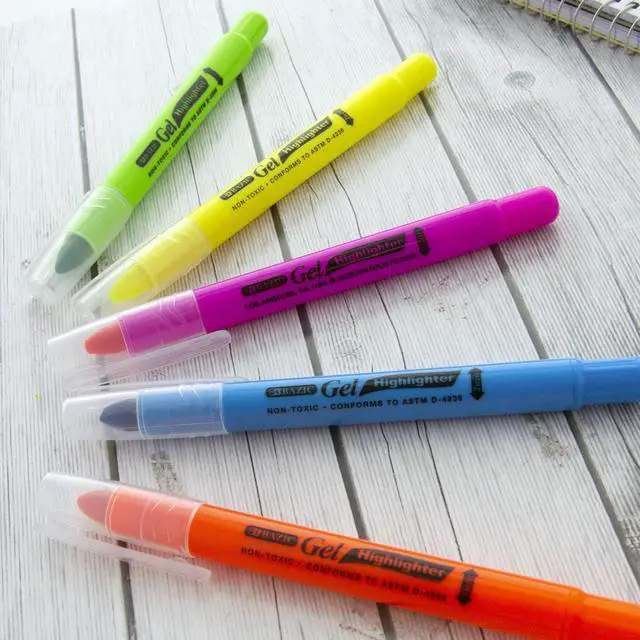 Alt view image 6 of 7 - 5 Fluorescent Gel Highlighter (2341)
