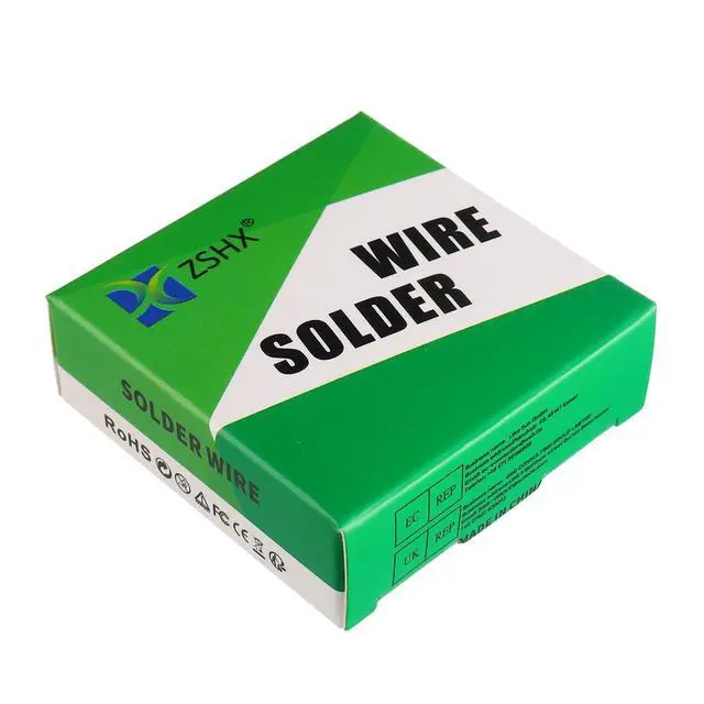 Alt view image 4 of 4 - Lead Free Solder Wire Sn99 Ag0.3 Cu0.7 Rosin core solder wire for electrical soldering (0.8mm 50g)