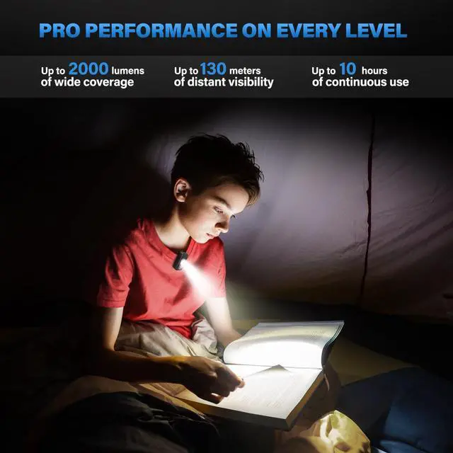Alt view image 2 of 7 - Headlamp Rechargeable 2PCS, Super Bright LED Head Lamp with Motion Sensor & White Warm Light, 8 Modes & Magnetic Base IPX7 Waterproof Headlight for Forehead Hard Hat Light for Camping Hiking Fishing