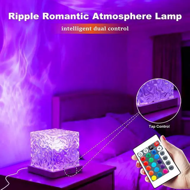 Alt view image 7 of 7 - Ocean Wave Projector Light 16 Colors Water Ripple Light