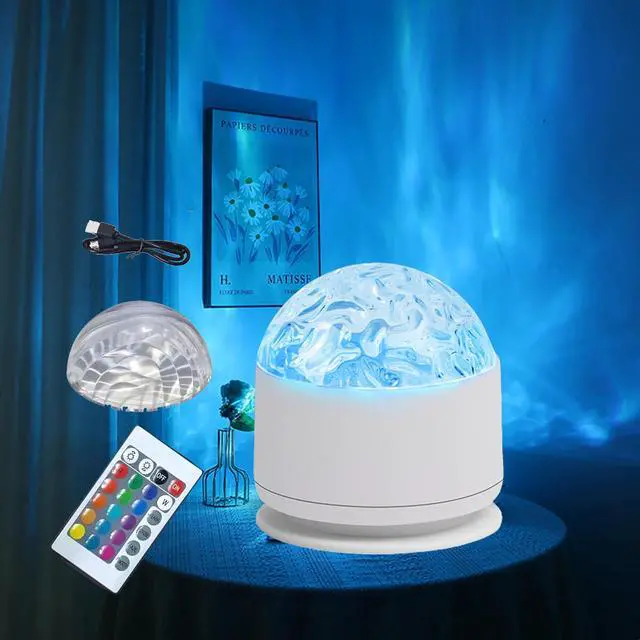Main image of 2 in 1 Galaxy Light, 16 Color Aurora Night Light Projector, Ocean Wave Projector with Remote Control, USB Recharge Northern Lights Projector for Bedroom Home Decor Gifts (Aurora & Wave)