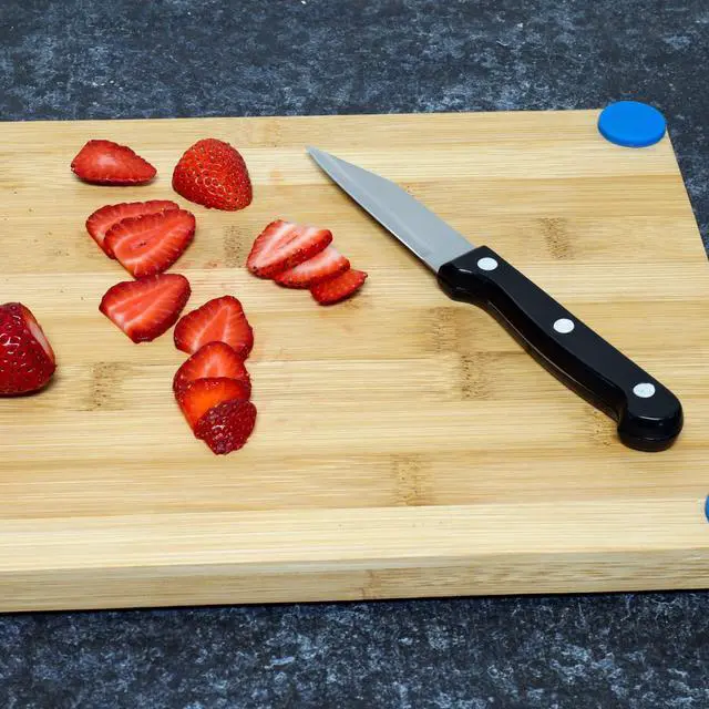 Alt view image 3 of 6 - Select Paring Knives, 9.5 inch 2 piece knife set, Stainless Steel/Black