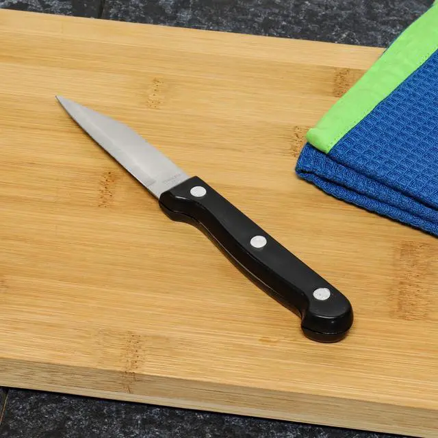 Alt view image 6 of 6 - Select Paring Knives, 9.5 inch 2 piece knife set, Stainless Steel/Black
