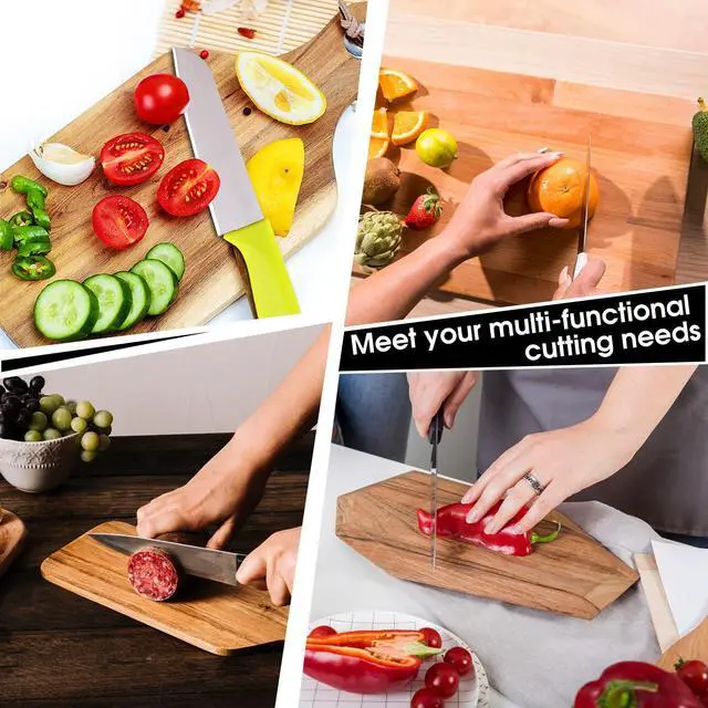 Alt view image 5 of 7 - Paring knife 10 Set pieces Paring Knives Ultra Sharp Vegetable and Fruit Knife with Sheath Cover,Rust Proof Stain Resistant German Steel Small Kitchen Knife 10PCS Peeling Knives and 10PCS Knife Sheath