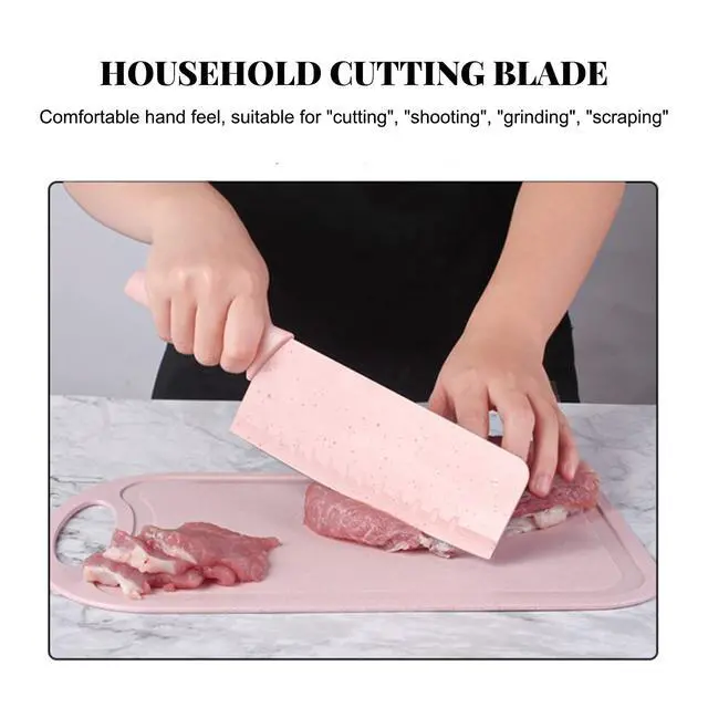 Alt view image 4 of 7 - Boxed Kitchen Knife Set Block Wheat Straw blades Nonstick for Kitchen Cutting Meat Scissors Ceramic Peeler for Slicing Paring Fruits Vegetables