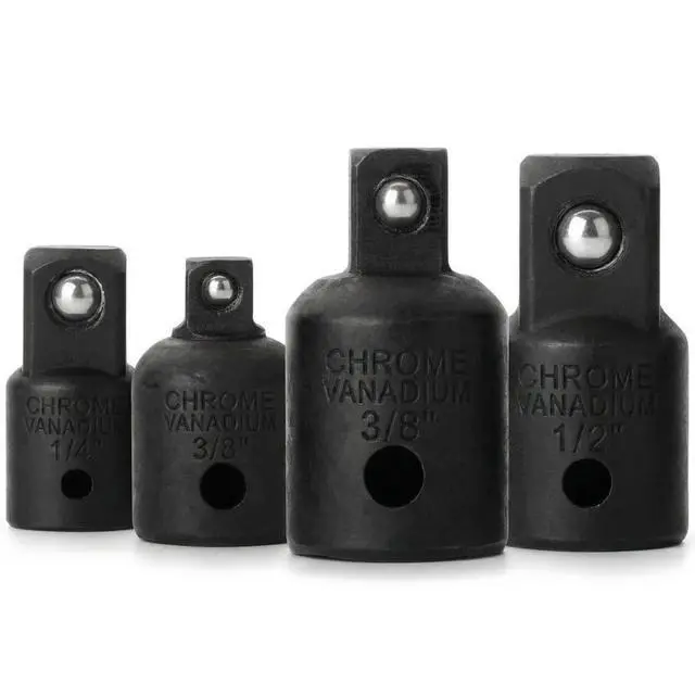 Main image of Impact Socket Adapter and Reducer Set, 4-pcs, Impact Sockets Adapter Sets, Impact Adapter, Socket Adapter Set
