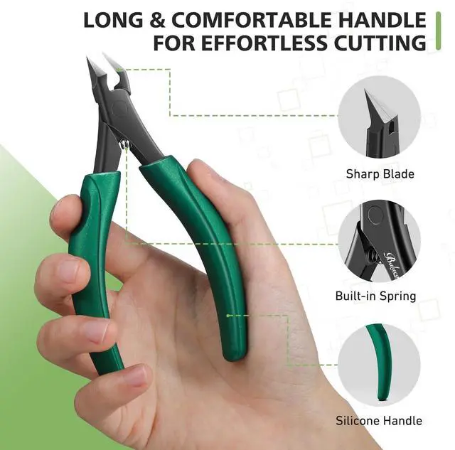 Alt view image 4 of 7 - Straight Toenail Clippers for Thick Nails & Ingrown Toenails