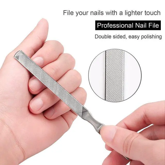 Alt view image 4 of 7 - 10Pcs/set Ingrown Toenail Tools Kit, Nail Treatment Foot Tool,Ingrown Toenail Removal Correction Clippers, Surgery Grade Nail File Lifter, Professional Pedicure Tool