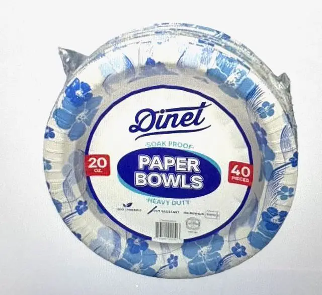 Main image of 20oz Heavy Duty Paper Bowls - 40 Count