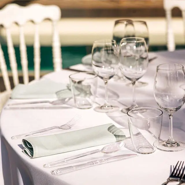 Alt view image 5 of 6 - 72 Count Heavy Duty Plastic Silverware, BPA-Free, Heat Resistant