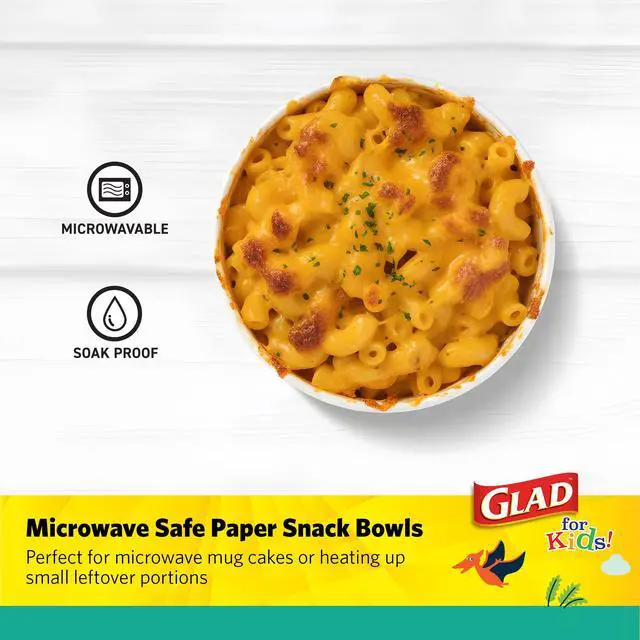 Alt view image 3 of 6 - for Kids Mini Disposable Paper Bowls, Dinosaurs, 6 Oz, 20 Count