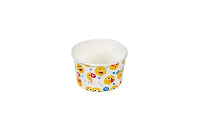 Alt view image 6 of 7 - for Kids Disposable Paper Bowls, Emoji Print Design, 6 Oz, 20 Count