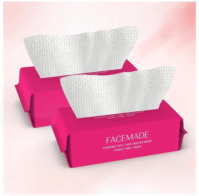 Main image of 100 Count (2 Packs) Face Towels Disposable