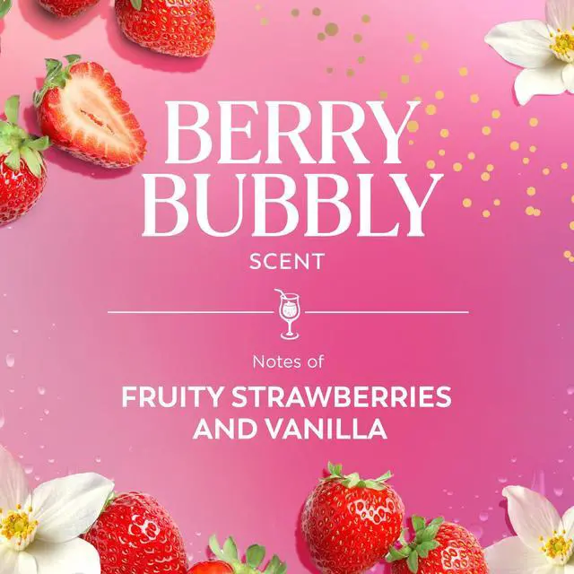 Alt view image 7 of 7 - Body Wash for Women, Intensely Hydrating, Pro-Hyaluronic Acid Serum Complex, Renews Moisture, Vitamin B3 Lameller Technology, For All Skin Types, Berry Bubbly Scent, 20 fl oz
