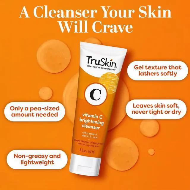 Alt view image 4 of 7 - Vitamin C Brightening Face Wash with Rosehip Oil, 5 fl oz