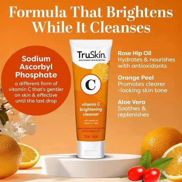 Alt view image 2 of 7 - Vitamin C Brightening Face Wash with Rosehip Oil, 5 fl oz