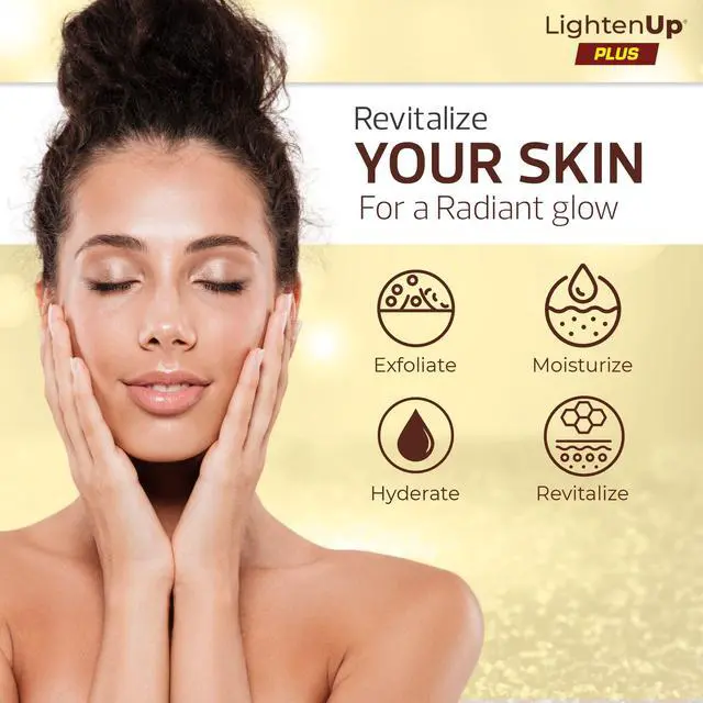 Alt view image 6 of 7 - LightenUp Brightening Face Wash - 4 fl oz / 118 ml - Face Scrub Exfoliator, Natural Shower Gel, with Coconut Oil, Papaya, Shea Butter for All Skin Types