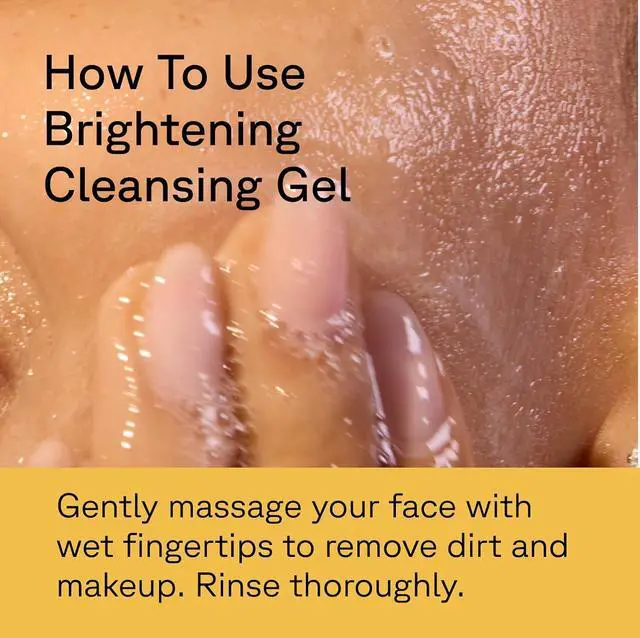 Alt view image 5 of 7 - Brightening Cleansing Gel - Vegan Facial Cleanser - 4 fl oz