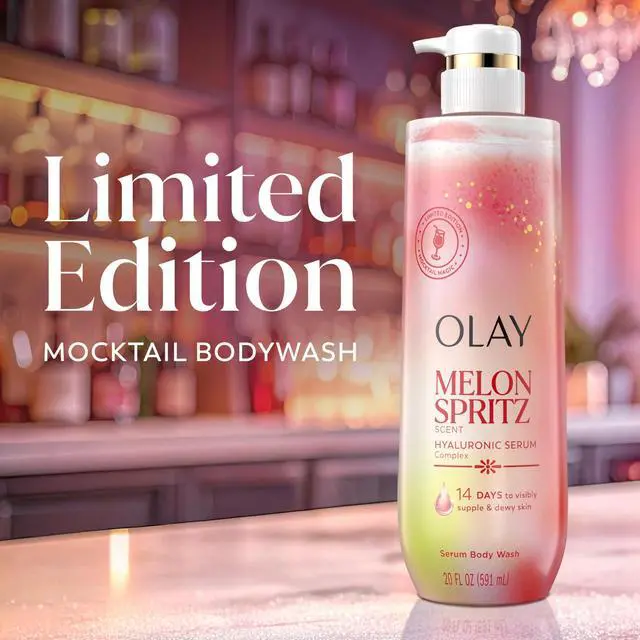 Alt view image 6 of 7 - Body Wash for Women, Intensely Hydrating, Pro-Hyaluronic Acid Serum Complex, Renews Moisture, Vitamin B3 Lameller Technology, For All Skin Types, Melon Spritz Scent, 20 fl oz