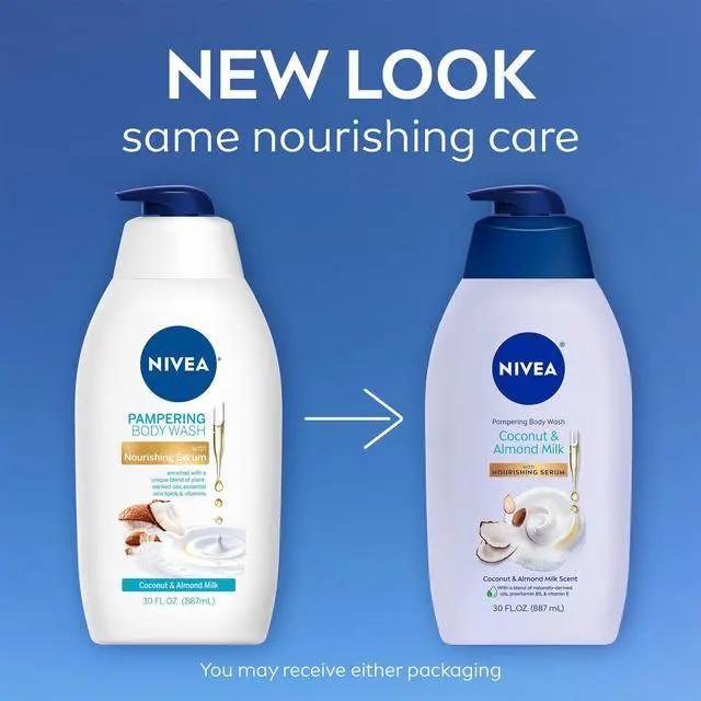 Alt view image 2 of 7 - Pampering Coconut and Almond Milk Body Wash, 20 FL OZ