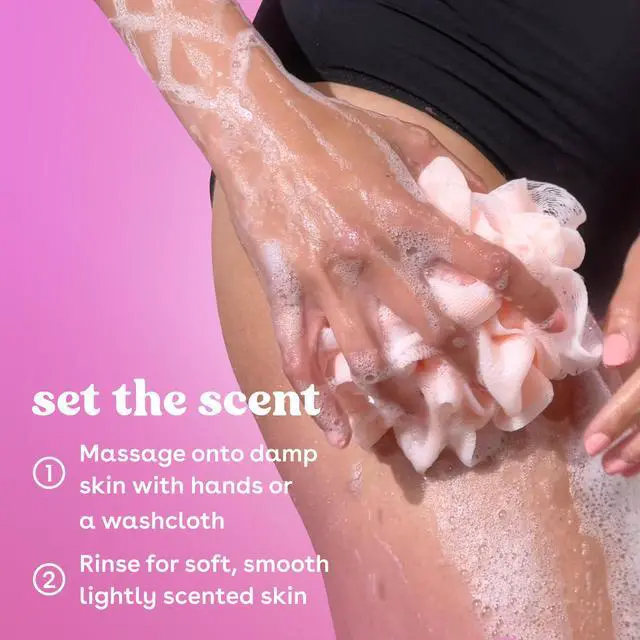 Alt view image 6 of 7 - Cashmere Body Wash Strawberry Dreams, Moisturizing Body Wash, Creamy Gel Formula, with Shea Butter, Glycerin, Vitamin E, pH Balanced, Sensitive Skin, Vegan, 16 fl oz