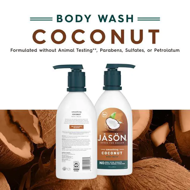 Alt view image 2 of 6 - Coconut Smoothing Body Wash, For a Gentle Feeling Clean, 30 Fluid Ounces
