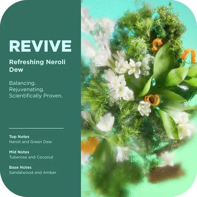 Alt view image 2 of 6 - Revive Body Wash with Magnesium, Electrolytes & Vitamin B12 Nourishing Cleanser for Skin Barrier Repair, Deep Hydration, Refreshing Nerolidew Scent, 17 oz