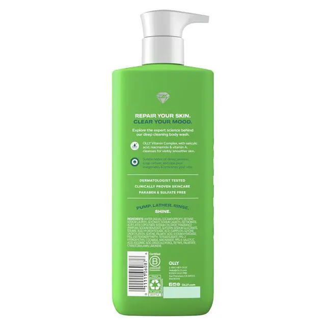 Alt view image 2 of 7 - Body Wash Clear Mood + Skin with salicylic acid, niacinamide & vitamin A for smoother skin 17 Fl Oz