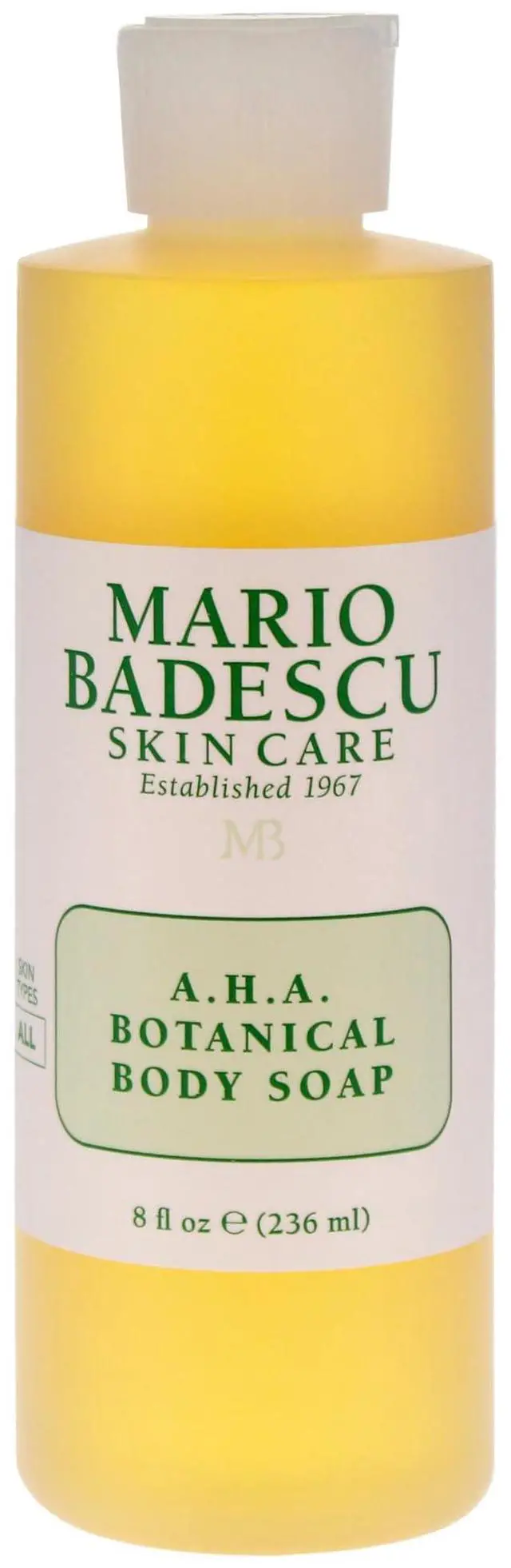 Main image of AHA Botanical Body Wash Moisturizing, Clarifying and Gentle Exfoliating Wash for Brighter, Softer and Smoother Skin, Body Soap Infused with Glycolic Acid & Fruit Enzymes, 8 Fl Oz