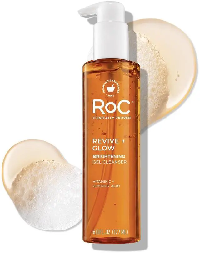 Main image of Multi Correxion Revive + Glow Gel Vitamin C Cleanser, Face Wash, Facial Cleanser with Glycolic Acid, Paraben-Free, Sulfate-Free Skin Care - 6 Ounces (Packaging May Vary)