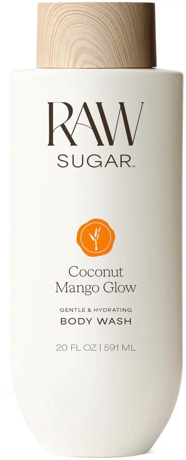 Main image of Coconut Mango Glow Gentle & Hydrating Body Wash, 20 Fl Oz (Pack of 1) Moisturizing & Brightening Bath & Shower Gel, Vegan, Formulated without SLS/SLES & Parabens