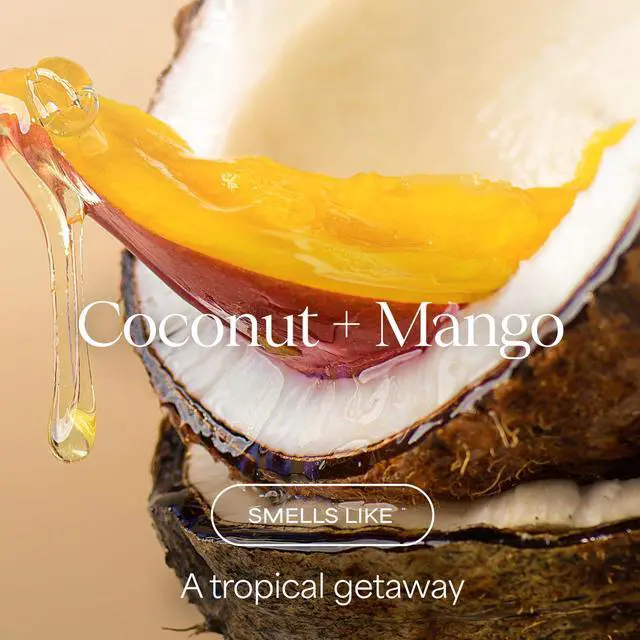 Alt view image 2 of 7 - Coconut Mango Glow Gentle & Hydrating Body Wash, 20 Fl Oz (Pack of 1) Moisturizing & Brightening Bath & Shower Gel, Vegan, Formulated without SLS/SLES & Parabens
