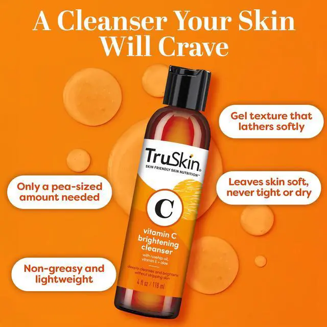 Alt view image 4 of 7 - Vitamin C Brightening Face Wash with Rosehip Oil, 4 fl oz