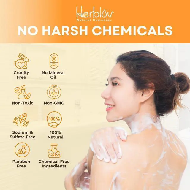 Alt view image 6 of 7 - Kojic Acid Soap for Hyperpigmentation Skin Brightening Kojic Papaya Body Wash Dark Spot Soap Reduces Acne, Scars, and Evens Skin Tone Turmeric Body Wash for Brighter Glowing Face