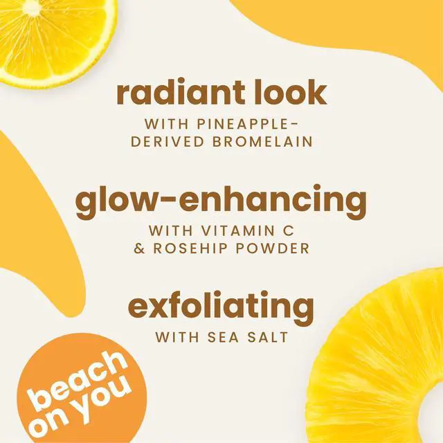 Alt view image 5 of 7 - Siren's C Glow Vitamin C Enzyme Soap for Face & Body with Pineapple Enzymes, Rosehip Oil, Shea Butter & Ascorbic Acid Hydrating, Vegan, Cold Process, Sulfate-Free 5 oz