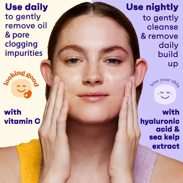Alt view image 4 of 6 - 2-Pack Oil-Free Facial Cleansers with Citrus Scent, Morning Burst and Night Relaxing, 16 oz
