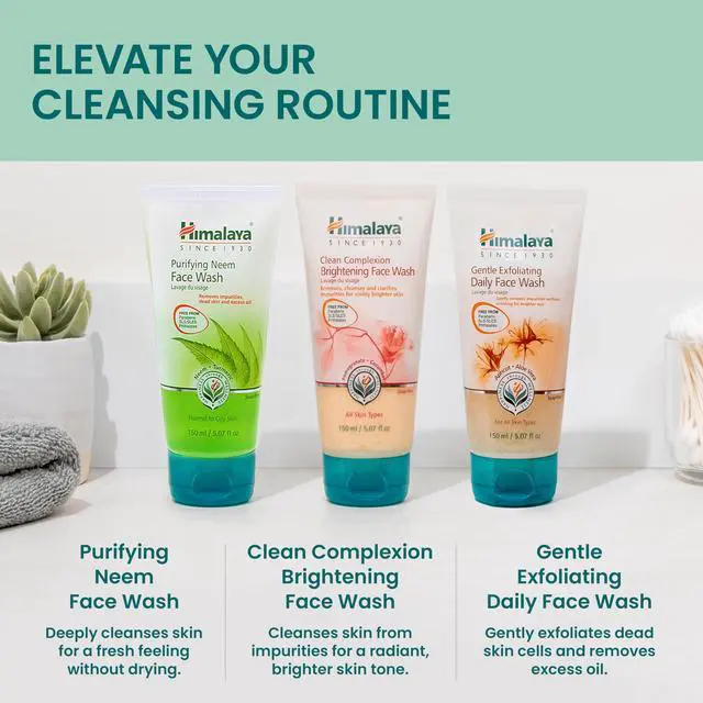 Alt view image 5 of 6 - Clean Complexion Brightening Face Wash for Bright Clean Skin, For All Skin Types, Free from Parabens, SLS, and Phthalates, 150 ml (5.07 oz)