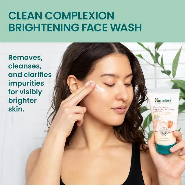 Alt view image 3 of 6 - Clean Complexion Brightening Face Wash for Bright Clean Skin, For All Skin Types, Free from Parabens, SLS, and Phthalates, 150 ml (5.07 oz)
