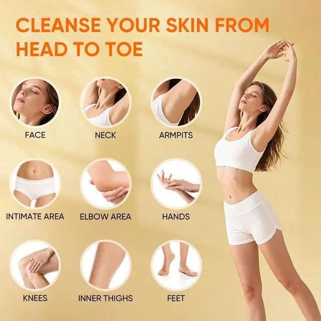 Alt view image 5 of 7 - Turmeric Face Pads 50 Pcs, Turmeric Soap & Turmeric Face Wash with Brush