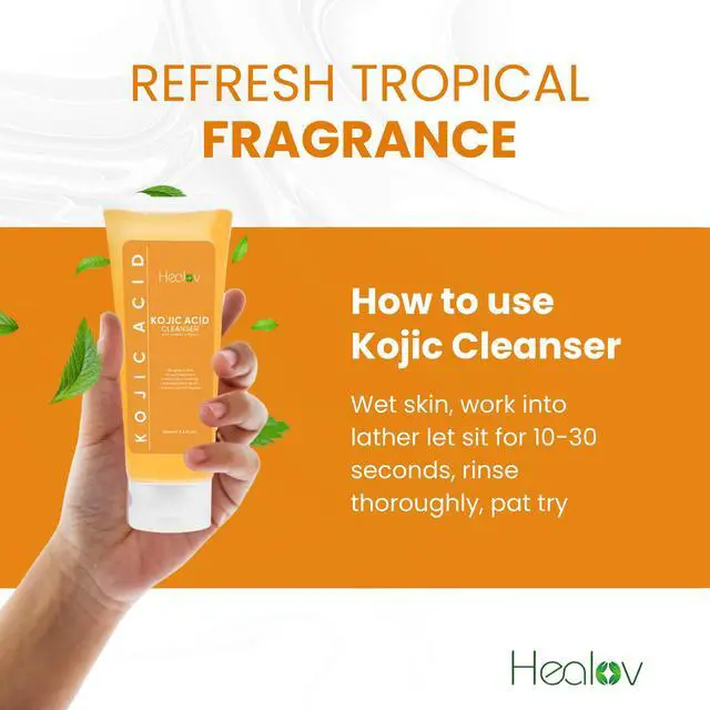 Alt view image 6 of 7 - Kojic Acid Soap for Hyperpigmentation Skin Brightening Kojic Papaya Face and Body Wash Dark Spot Soap Reduces Acne, Scars, and Evens Skin Tone Turmeric Facial Cleanser for Brighter Glowing Look