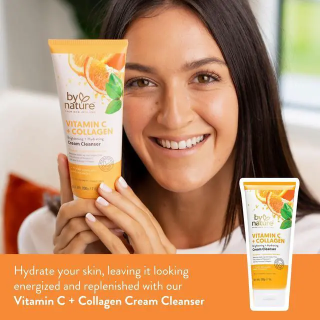 Alt view image 2 of 7 - Vitamin C + Collagen Face Cream Cleanser - 7 oz