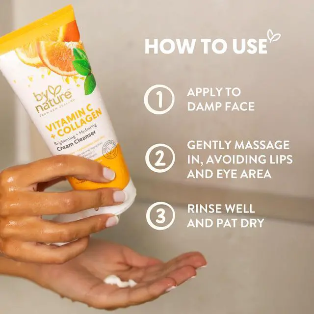 Alt view image 4 of 7 - Vitamin C + Collagen Face Cream Cleanser - 7 oz