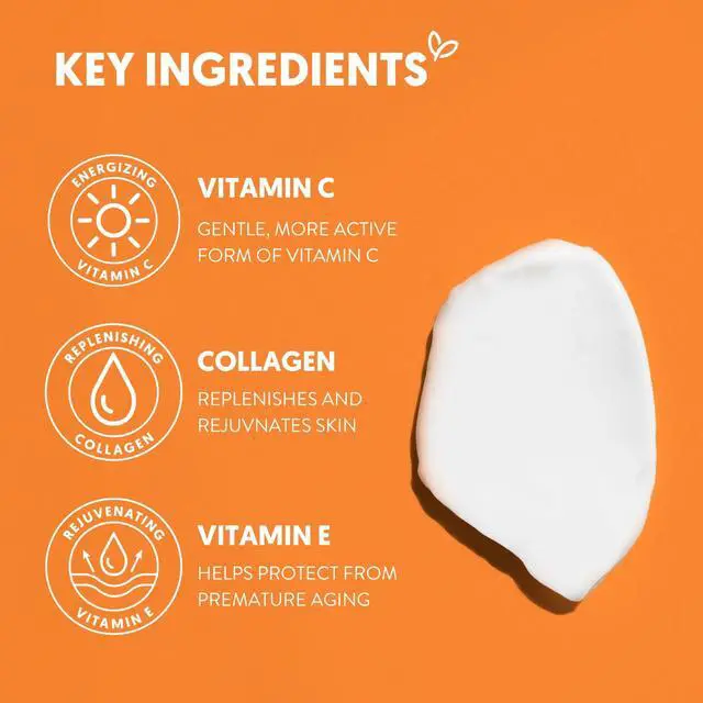 Alt view image 5 of 7 - Vitamin C + Collagen Face Cream Cleanser - 7 oz