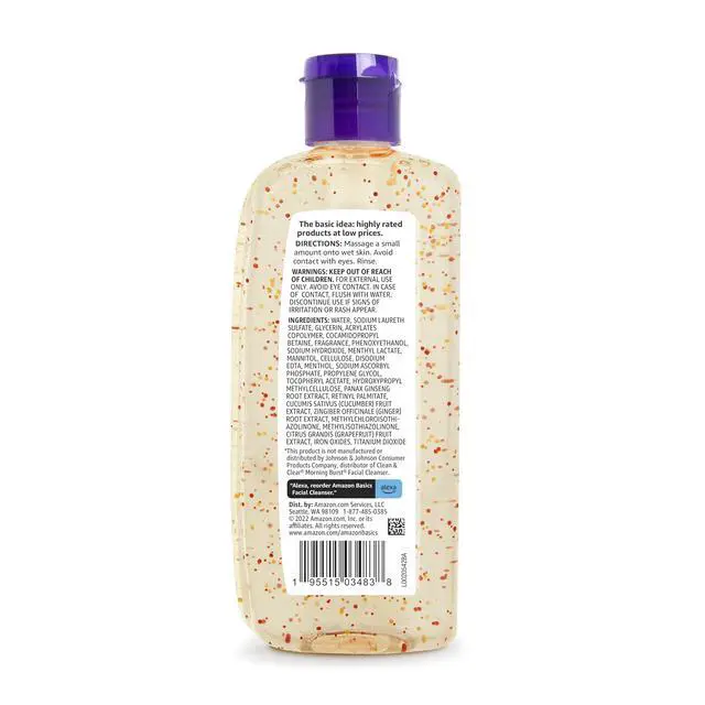Alt view image 3 of 5 - Morning Fresh Facial Cleanser with Ginseng and Vitamin C, 8 fl oz