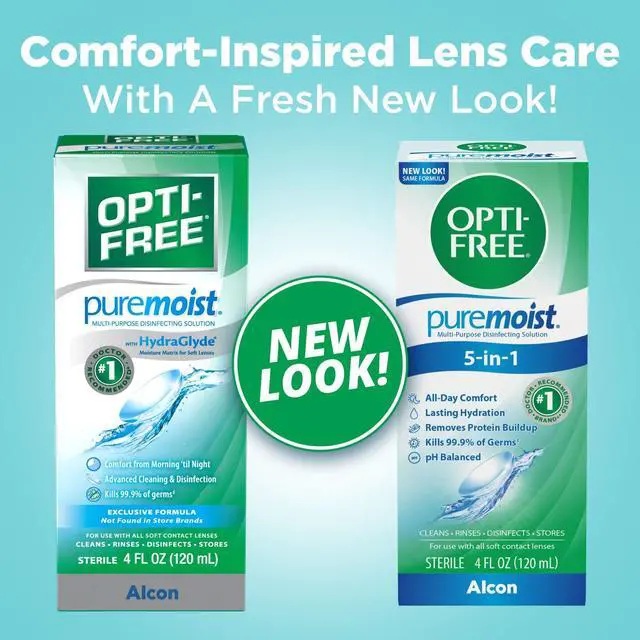 Alt view image 2 of 5 - Puremoist Multi-Purpose Contact Lens Solution, 4 Fl Oz