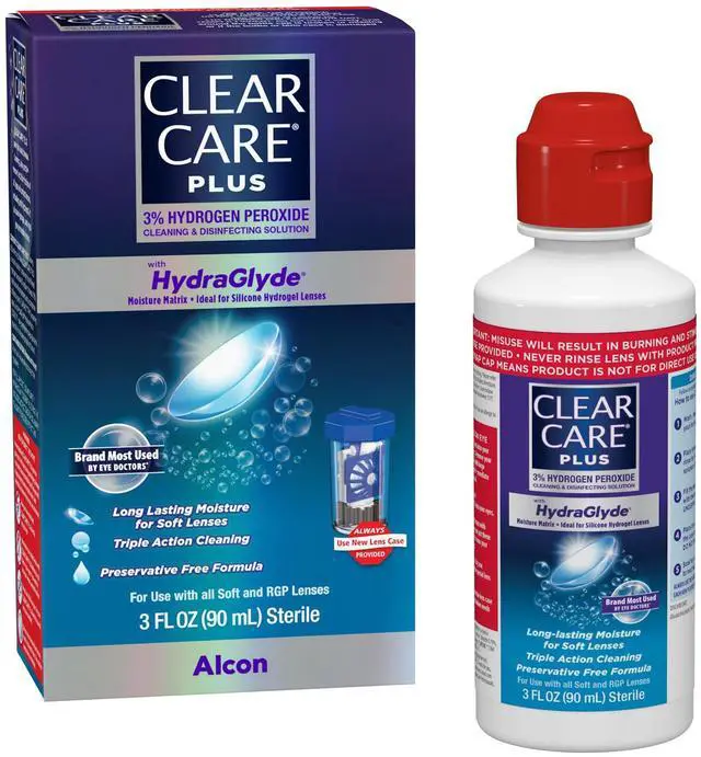 Main image of Plus Cleaning & Disinfecting Contact Lens Solution, 3 Fl Oz
