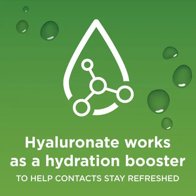 Alt view image 4 of 6 - Contacts Lubricating Eye Drops with Hyaluronate, Moisturizing & Soothing for Soft & RGP Contact Lenses, Refreshes Lenses, Hydrating & Comforting Daily Eye Care, 0.34 Fl Oz