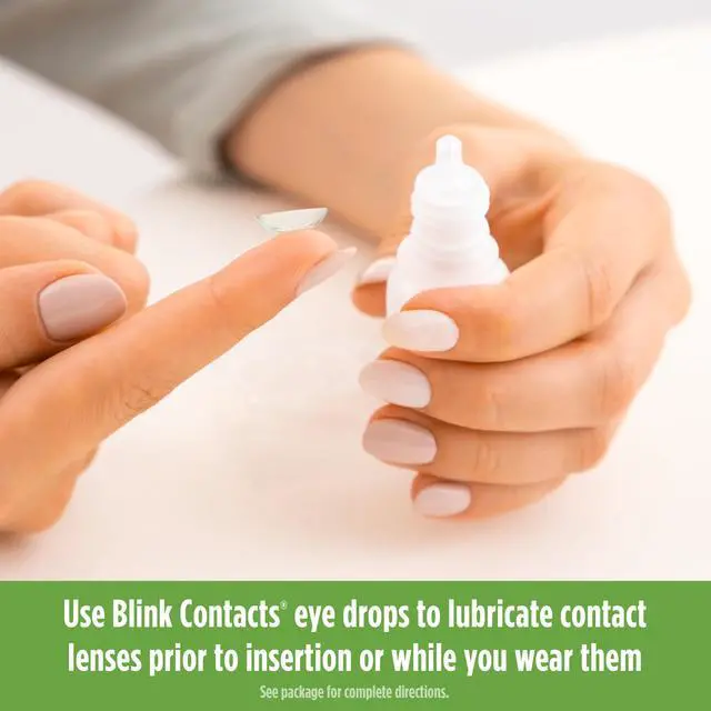 Alt view image 6 of 6 - Contacts Lubricating Eye Drops with Hyaluronate, Moisturizing & Soothing for Soft & RGP Contact Lenses, Refreshes Lenses, Hydrating & Comforting Daily Eye Care, 0.34 Fl Oz